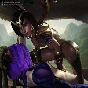 Yunara x Karma - Futanari Cowgirl Dick Riding