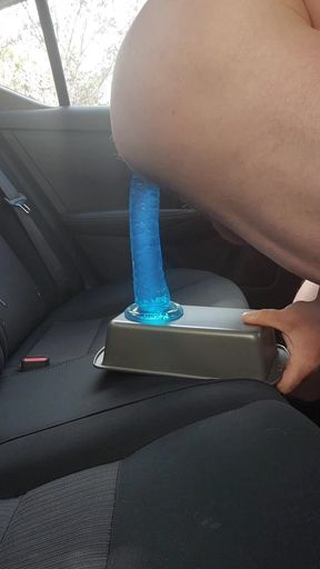 Riding My 10.5 Inch Blue Dick