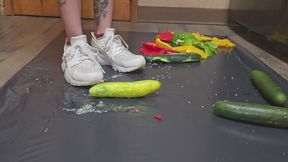 Chrissy food crush in nikes
