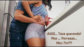 na casa do tio, vale tudo