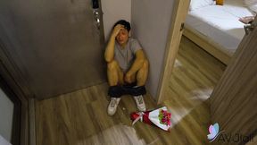 Hot Taiwanese girl Stacy gets fucked and her huge tits are licked