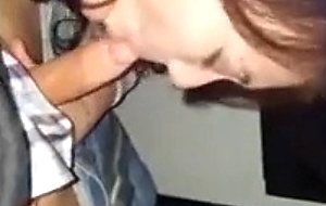 Bi couple at gloryhole