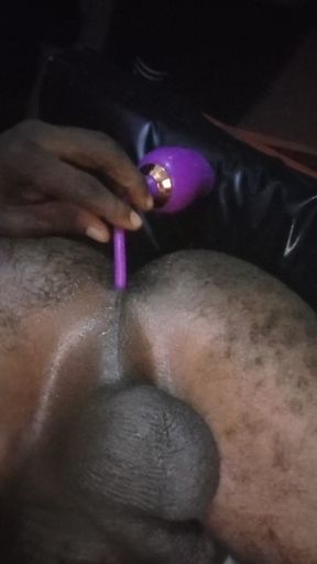 First time dildo anal