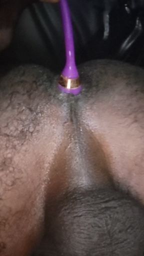 First time dildo anal