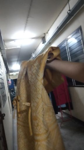 The Teacher Just Came to Stand and Play on the Balcony