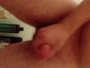 Shower masturbation
