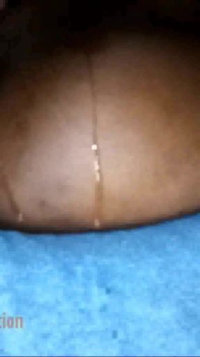 Powerful moment from &quot;Thot in Texas - Homemade BBW Ebony Creampie &amp; Squirt&quot;