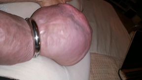 Pumped up meat with cockring