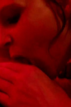 Hot girl sucks cum off dick after sucking and riding it hard