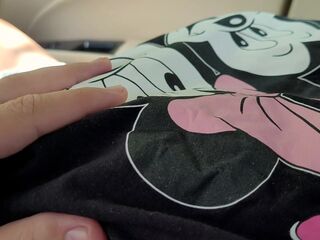 Sexy College Beauty eighteen+ in Hawt Brassiere Teasing My Dong and lets Me Merely Touch Her Large Natural Bazookas