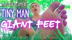 Tiny man, Giant Feet: Park Predicament | Giantess POV Foot Worship with Cum Countdown | Curvy Alt Femdom MILF Goddess Mz Dela Florez