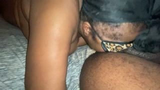 FREAKY EBONY DIVES IN NOSE FIRST AS SHE SUCKS ASS!!!! (FULL VIDEO)