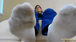 Giant Roommate Gives You a Foot Job - Aiden Valentine - Manpuppy - MP4 1080 Remaster