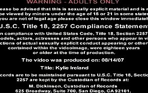 Kylie Ireland is a busty redhead who fucks one of ...