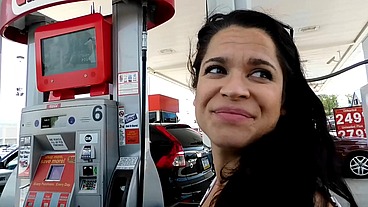 Car Wash - Low rise jeans exhibitionist