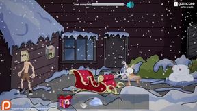 Santa’s Naughty Christmas fuckfest with elf butt and big tits