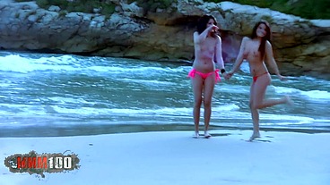 Sluts at the beach!