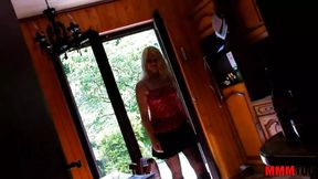 Lillian Love Drilled Chub Babe in Gape and Rear with Dildo and Pole