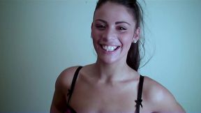 britsh milf amateur lets me cum over her nipples after wanking me off