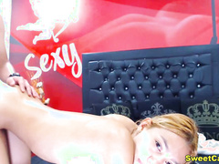 Slim Babe Bounces on Hard Cock