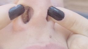 DEFORMING MY NOSE AND MY FACE - BY ANITA THOMPSON - CLIP 3 IN FULL HD
