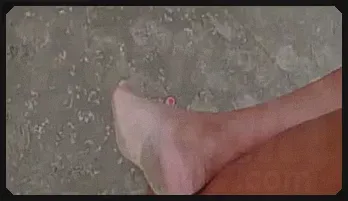 Barefoot Women Get Dirty on Beach and Street - Foot Fetish Scene