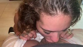 Uber and pornhub my favorite job.sloppy blowjob before trip. diosaera