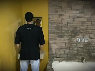 Hot night in the hotel room with jacuzzi (CUMSHOT)