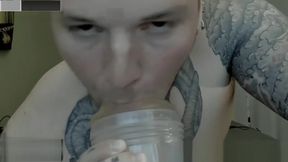 tatted master fleshlight pussy fingering &amp;amp; licking