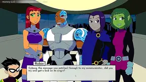 Raven & Starfire's Intense Anime Adventure – Hot Teen Titans Action