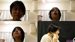 Suzu Monami - CLOSE-UP of Japanese cute girl SNEEZING sneez-22 - 1080p
