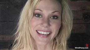Samntha Sin Cums Hard While Her Pussy Is Clamped and Shocked