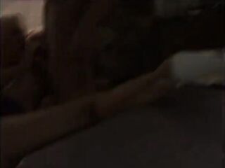 Golden-haired hottie gets plowed in the car in a 3-some