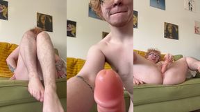 horny and whiny ftm plays with boypussy
