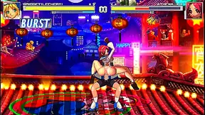 Bridget Faces Off Against Ahena XIII in Hot Mugen Battle Erotica