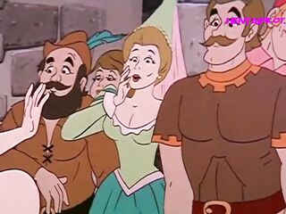 Little Red Riding Hood - Queens Castle Group-sex Scene - Vintage Cartoon Porn