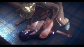 Fire Emblem Hentai - Mia Sex Under Rain Multiple Orgasm - Japanese Asian Manga Anime Film Game Porn