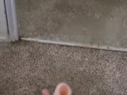 Misha Creme l Black BBW bimbo giving foot job to ovipositor dildo See more on Onlyfans mishacreme 💖