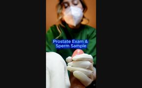 10 min POV Nurse Luna scrubs up to perform a prostate exam and collect a sperm sample from you, watch me double glove🧤🍆💦🍑🩺🔥🥵❤️