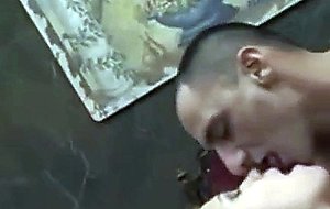 Pornstar babe bibi noel fucked by two older blokes