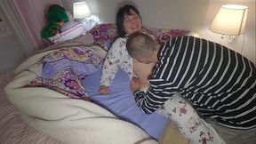 Hot wife gets doggystyle and missionary fucked, swallows cum