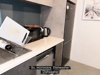 I drilled a charming realtor during a abode viewing.