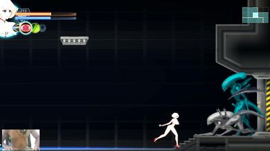 Blonde alien queen gets creampied hard by rough bdsm monsters