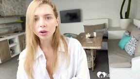 ”Enjoying a hot blow by the poolside”