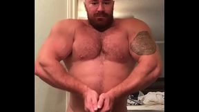 Big Dick Bodybuilder Naked Flexing Posing Hung