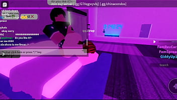 Good girl gives polite assjob to random dude in Roblox Condo