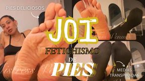 JOI PIES TRANSPIRADOS POST GYM