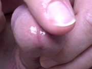 erotic glans massage with fingertip