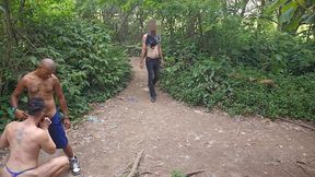 fui revezado pelo os meus amigos na ciclovia