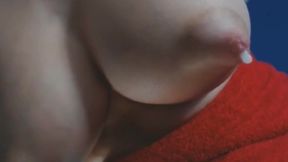 Milking big tits